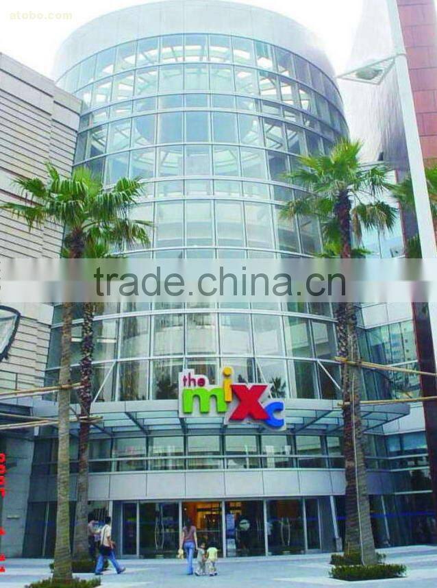 clear float tempered building glass with CE