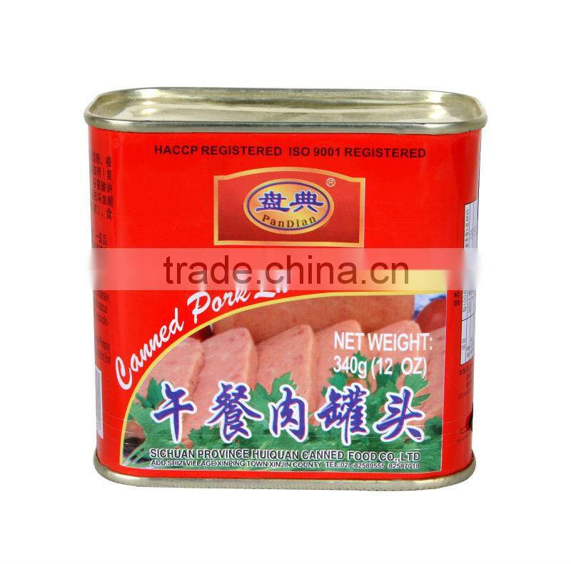 340g Canned Pork Luncheon Meat,Good taste 340g canned luncheon meat