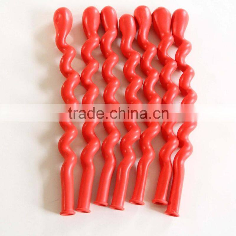 different shaped long balloon spiral balloon decoration latex balloon