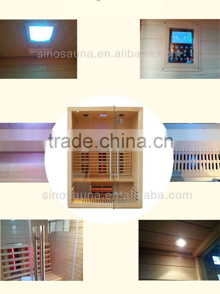 2016 Red Heater Infrared Steam Sauna Shower Combination For Sauna Center (RoHS/CE/ISO/TUV/ETL)