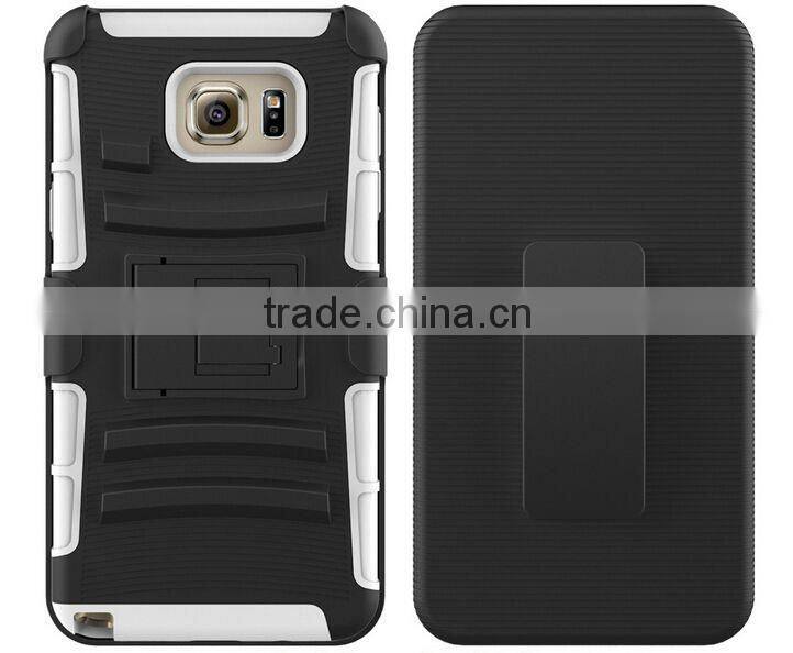 New Arrival for galaxy note 5 pc case belt clip Factory Price