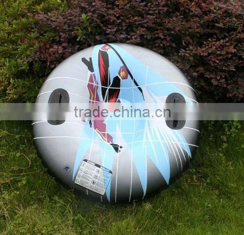 Heavy duty inflatable snow tubes 2 persons snow sled