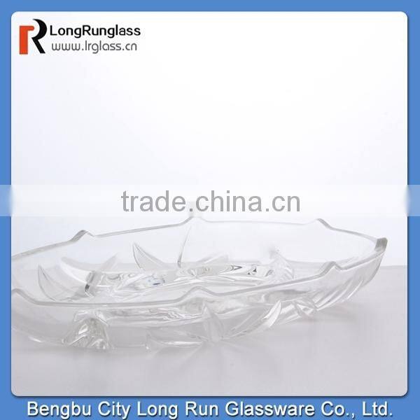 longrun hot new products for 2015 1440g customed-made transparent ellipse fruit plate bulk fom china