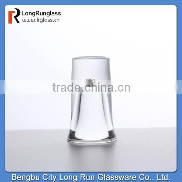 LongRun 0.7oz heavy base new design crystal whisky shot glass,wholesale