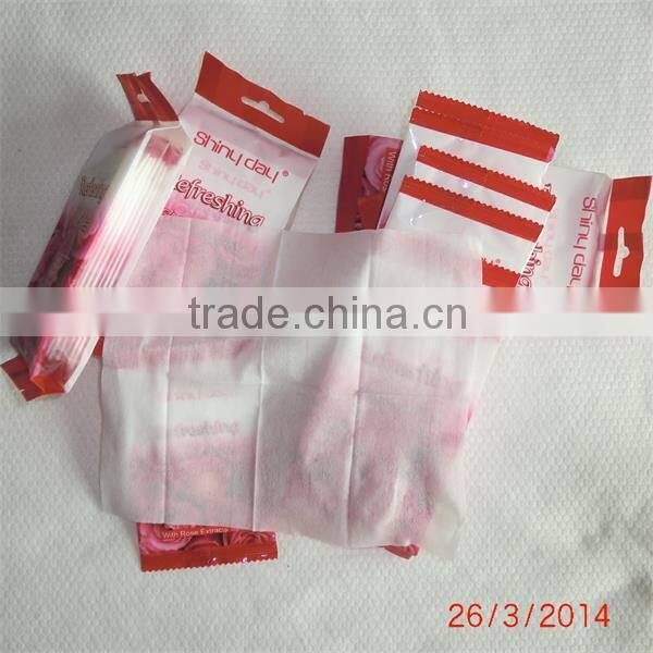 Individually Wrapped Eye Makeup Remover Wipes, VE, Rose and Aloe Ingredient