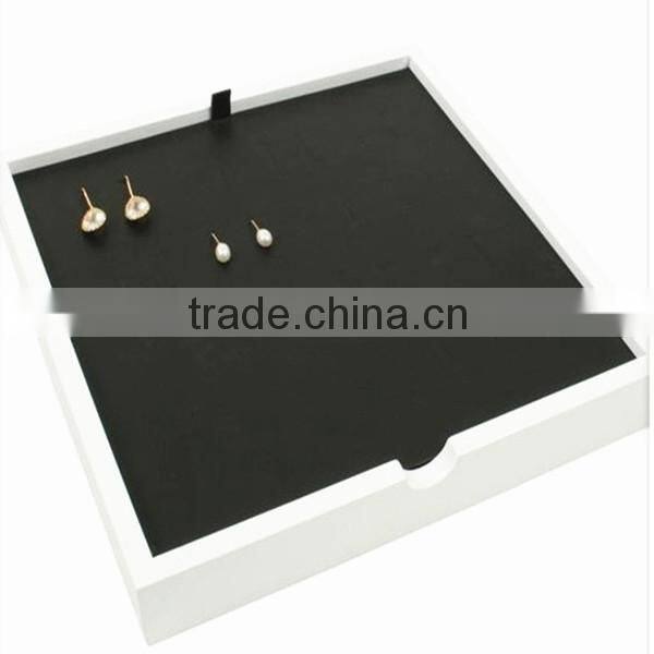 European style ship-shape black acrylic earring holder, acrylic jewelry display