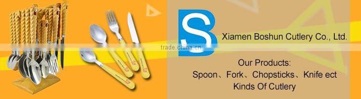 Stainless steel and plastic chopsticks