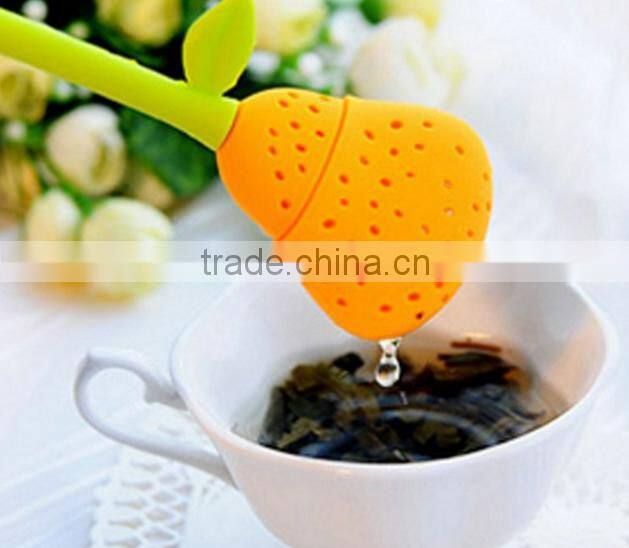 silicone tea infuser silicone tea bag pear shape tea infuser bottle