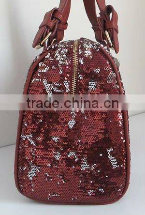 Fashion ladies handbag sequin tote bag