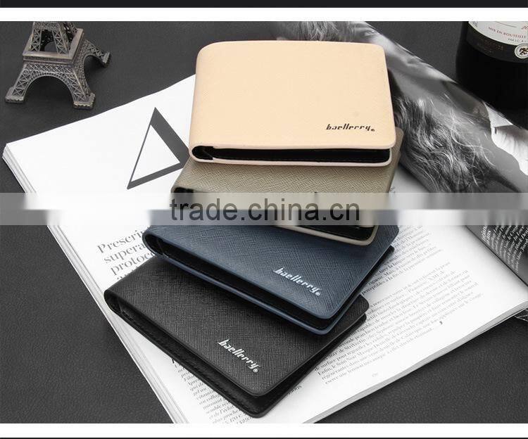 custom pu leather beallerry mens wallet for men