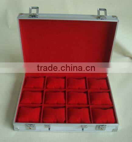 Oversized watch case,ABS panel watch box aluminium,aluminum wrist watch box