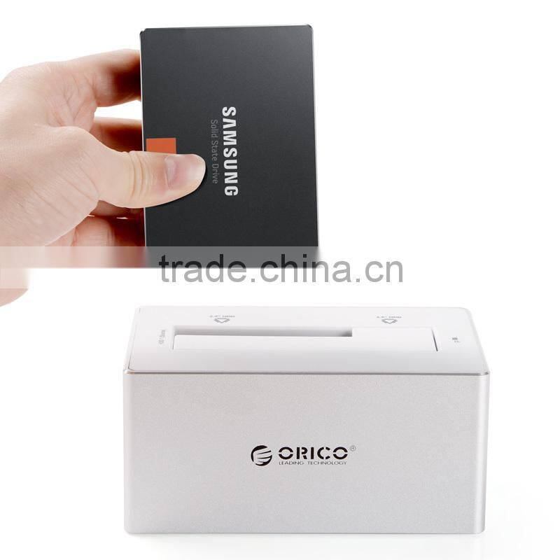 Custom aluminum hdd docking station,2.5'/3.5'hdd docking station