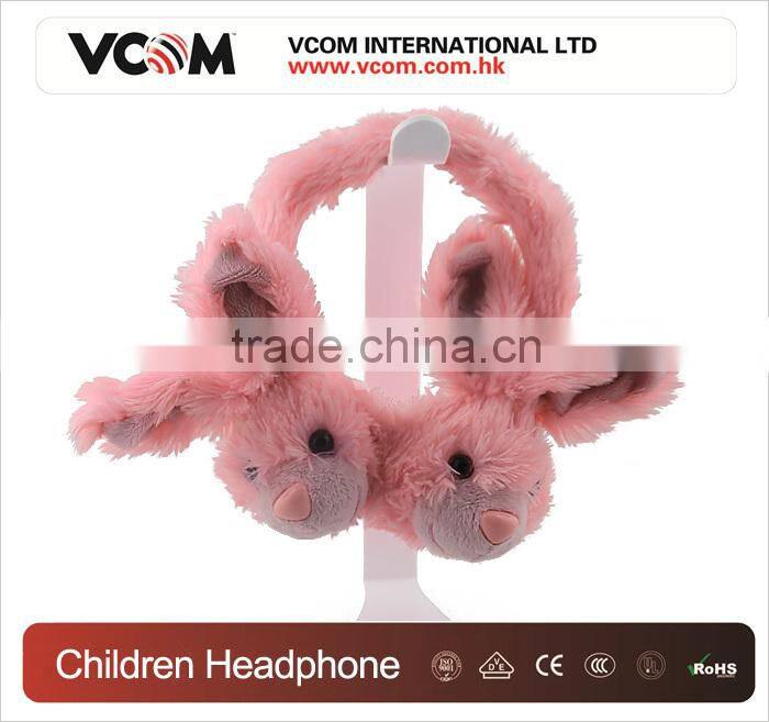 2015 VCOM Winter Earmuff Plush Warm Headphone with Factory Price
