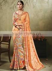 Intelligent Liril Green Viscose Art Silk Saree/Silk sarees online shopping