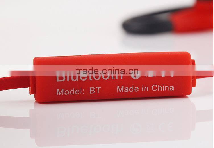 2015 Shenzhen factory high quality wireless bluetooth stereo headset bt-1 for fitness center