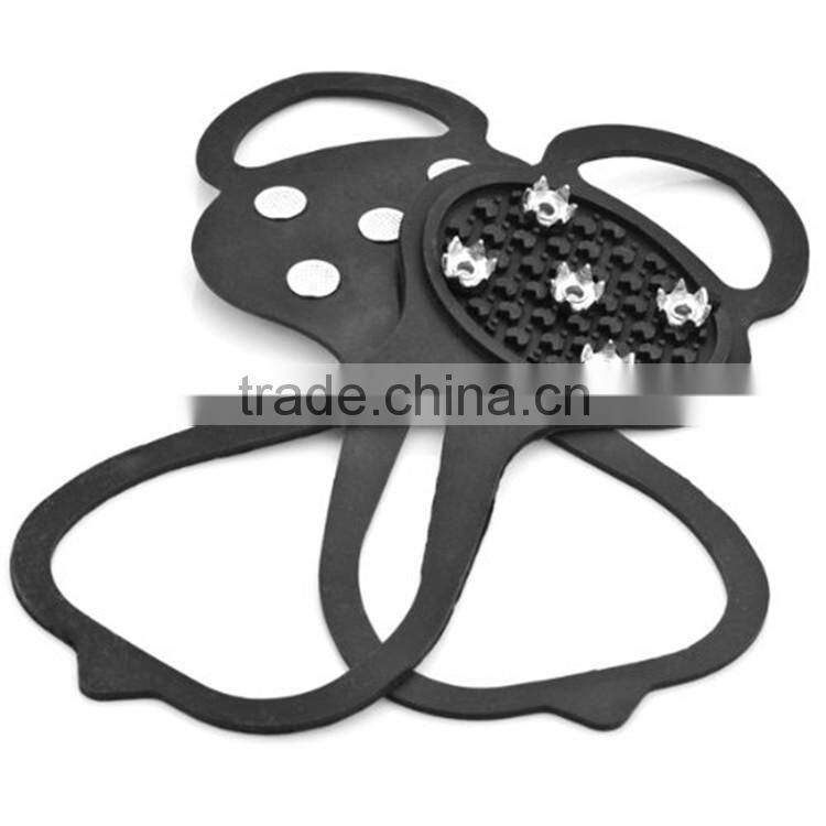 2015 High quality saled best eco-friendly four size shoe ice gripper for keeping safe