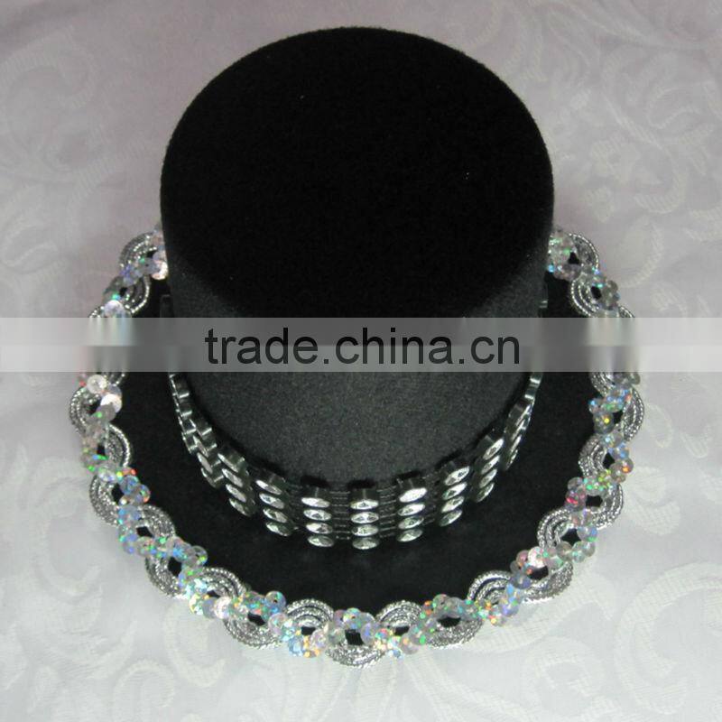 MYLOVE women party hair accessory black hat wholesale MLGM014