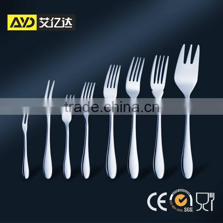 stainless steel fork , fruit fork , spoon and fork
