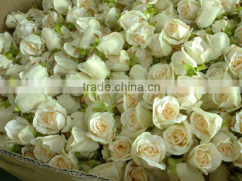 artificial sinlge rose bud small