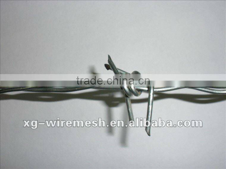 Razor wire and Barbed wire, Galvanized barbed wire