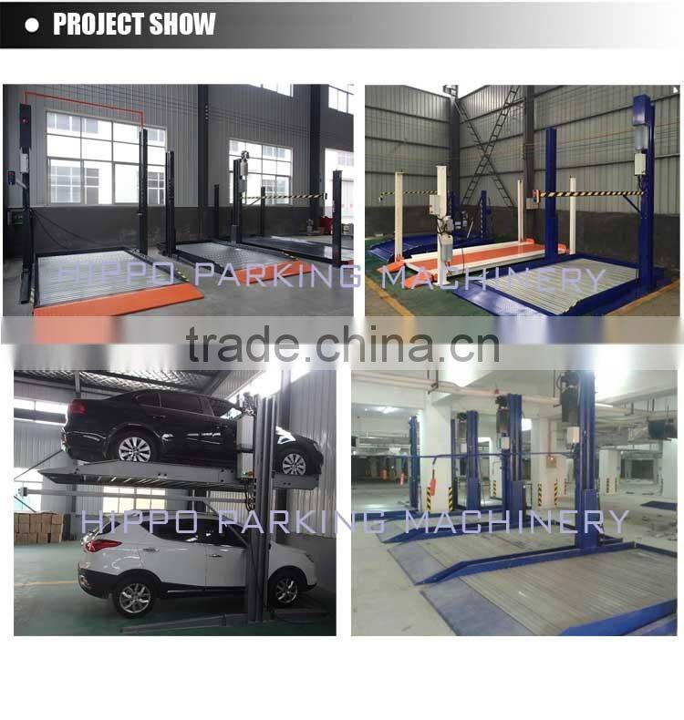 parking lift type two post car parking machine