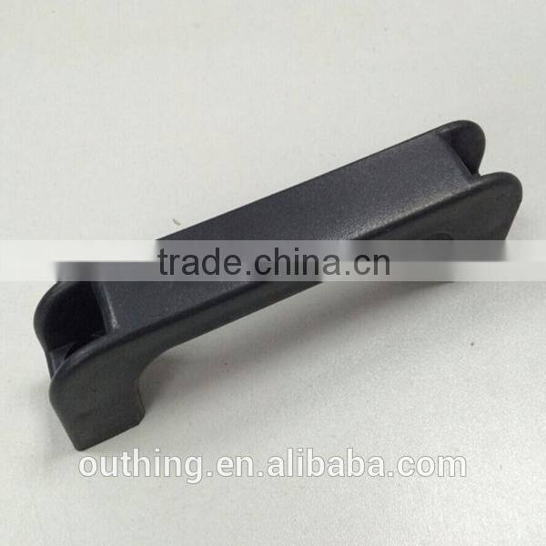 china manufacturer custom flexible black ABS plastic handle