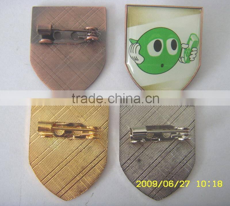 epoxy metal lapel pin,2016 High quality metal custom cross flag lapel pin