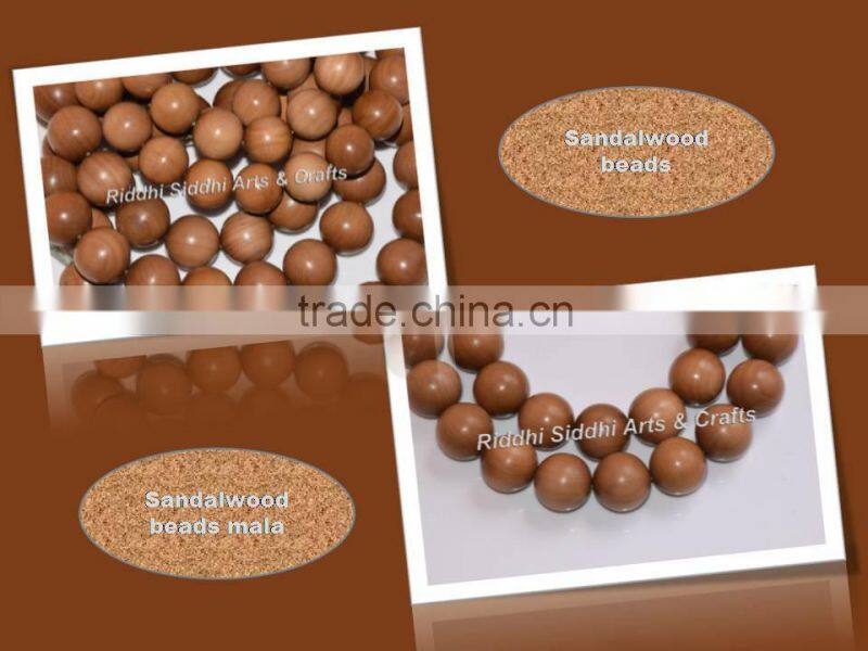 prayer bead sandalwood/sandalwood beads/sandalwood prayer mala