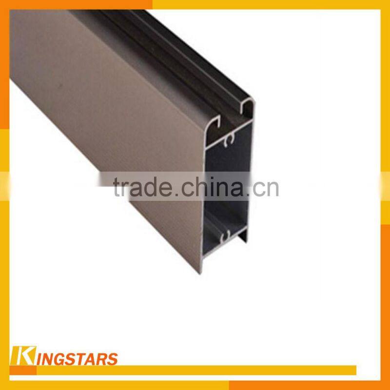 aluminum profile section aluminum curtain wall powder coating