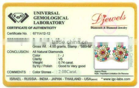 Diamond Earrings, Ladies Diamond Earrings, Earrings Jewelry