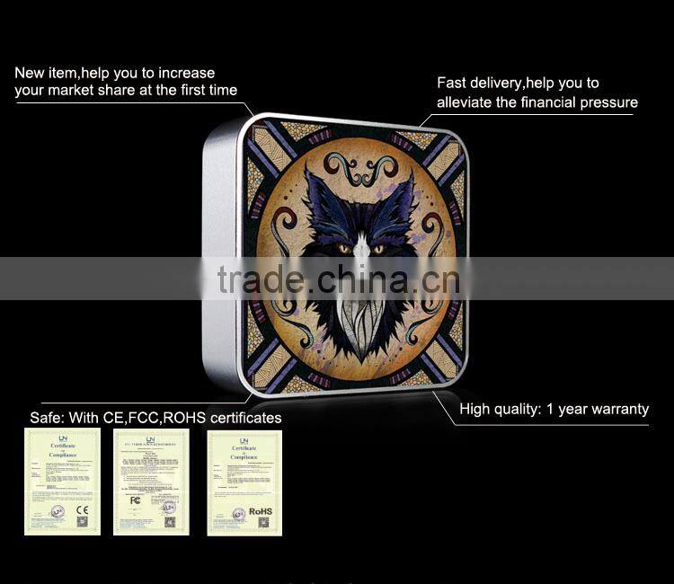 cat 6000mah 6600mah 7800mah mini aluminum diy square portable power bank charger for smartphone