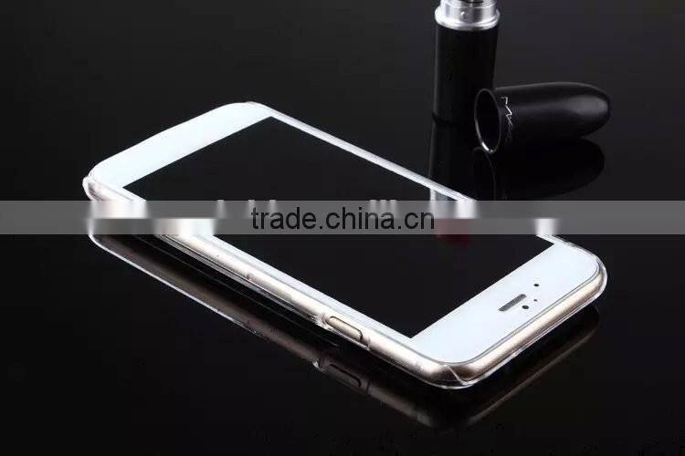 Special design mirror phone case makeup case for iphone 6 6plus with lighted mirror