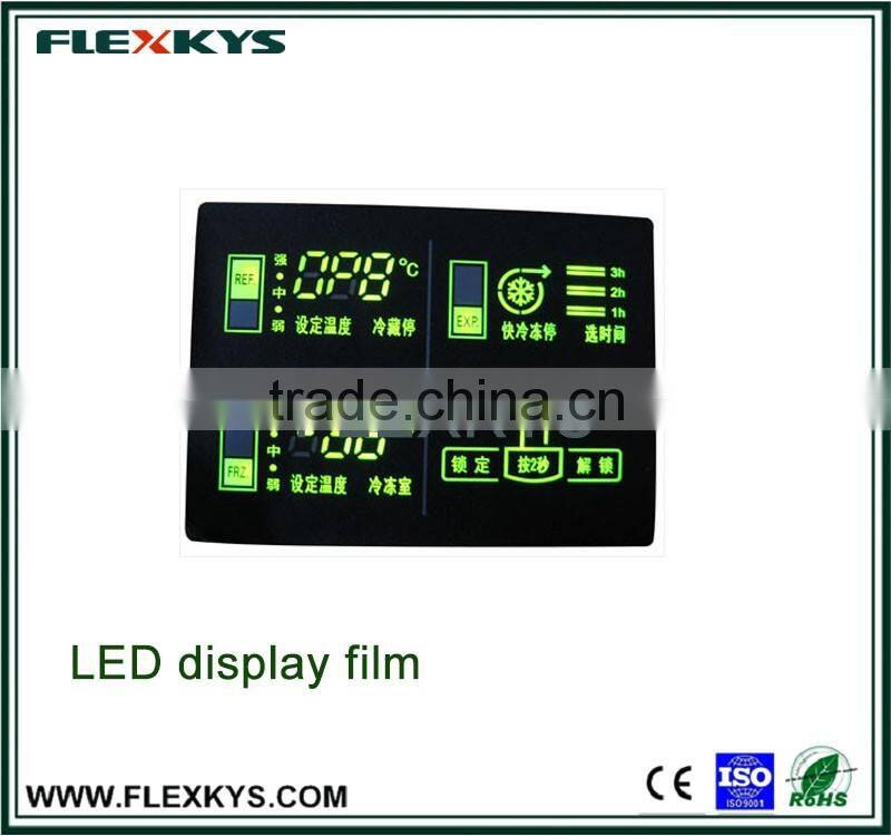 LED display module PC decorative cover for refrigerator