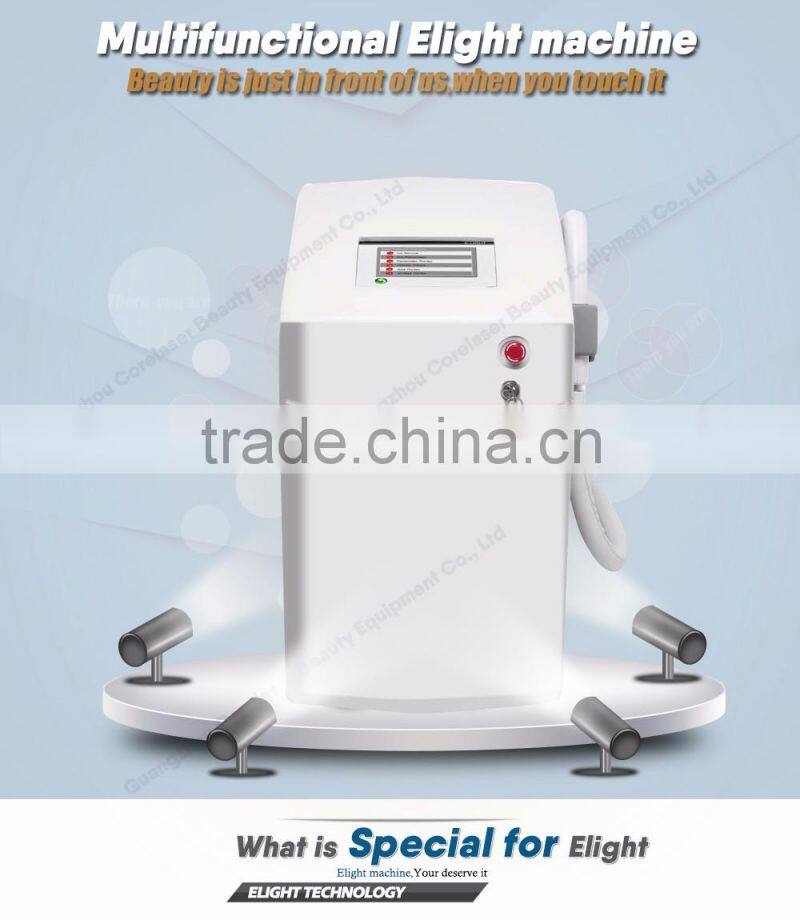 multifunction beauty equipment shr fast elight machine hair removal