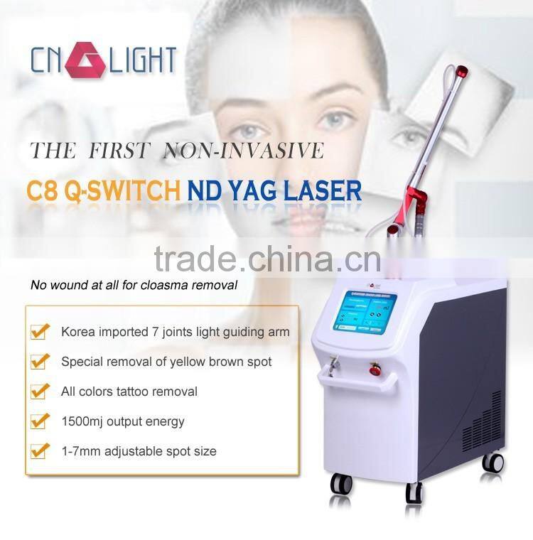Merry christmas! Professional Q Switch ND yag laser chloasma removal machine