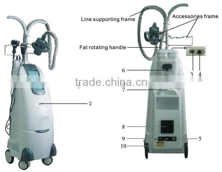 advanced vacuum roller massager slimming machine cellulite machine