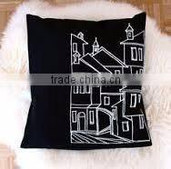 plain pillow cover quality cotton pillow cover