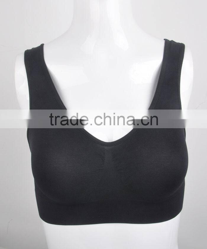 New U Back Sport Yoga Bra Leisure Seamless Genie Bra Camisole Exercise Crop Tops Non Padded 3pcs/set