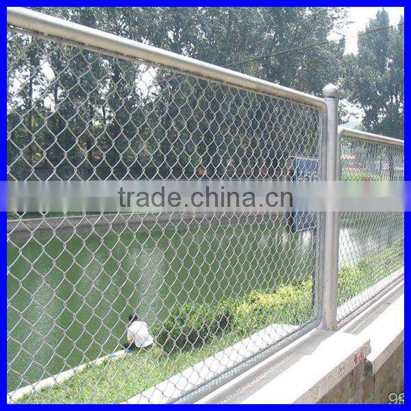 DM professional hot dipped galvanized Chain Link Fence from Chinese factory