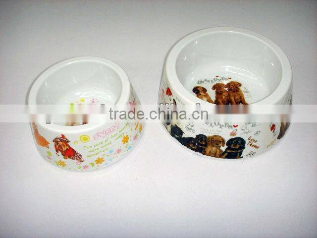 Newest melamine feeding pet bowl/ dog bowl for dog