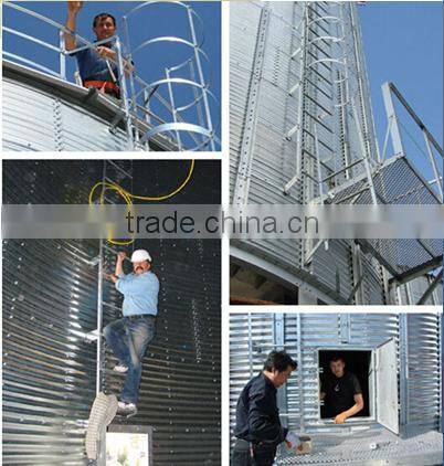 hot dipped galvanizd used grain feed stores silos for sale