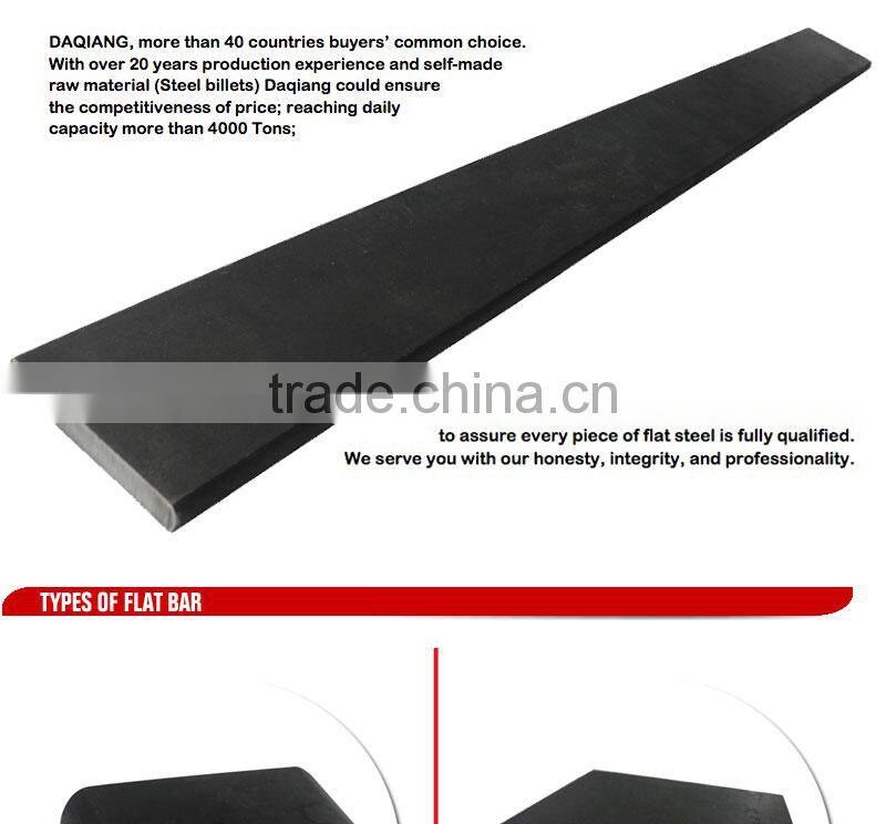 ASTM5160 round edge or square edge flat bar