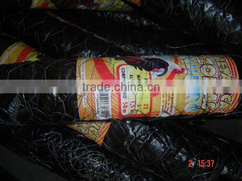 Standard 13mm (1/2'') hex aperture Hexagonal wire mesh