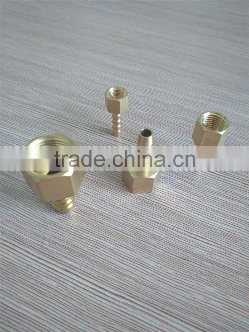 brass hydraulic female Hose Barbed Splice Fitting/brass hose barb connector