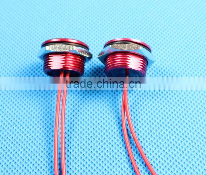 Daier 16mm stainless steel waterproof piezo switch