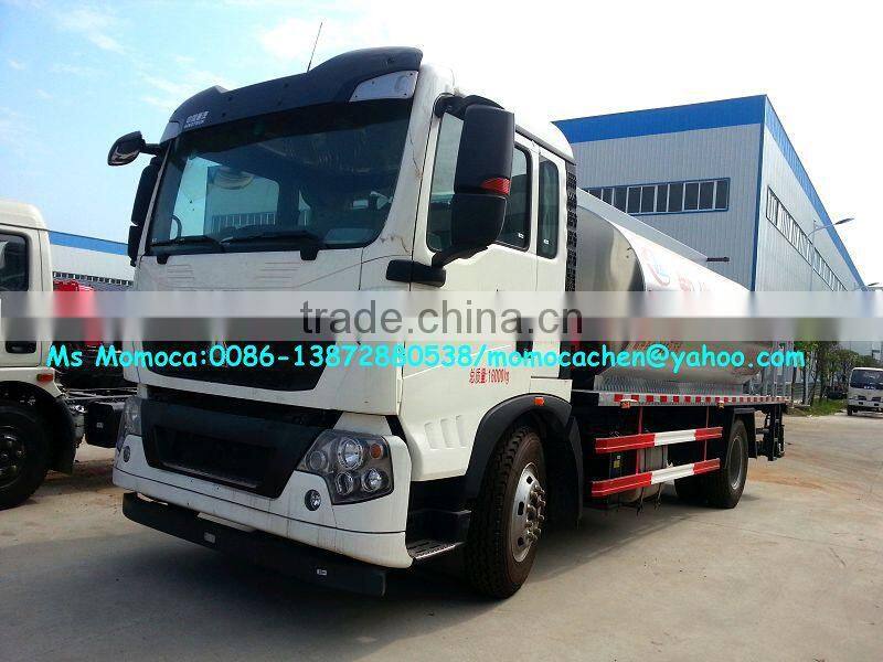 Howo intelligent asphalt distributor 10cbm,chemical spraying truck,bitument distributor truck