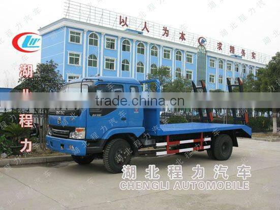 Mini excavator transportation truck for sale!flat bed truck