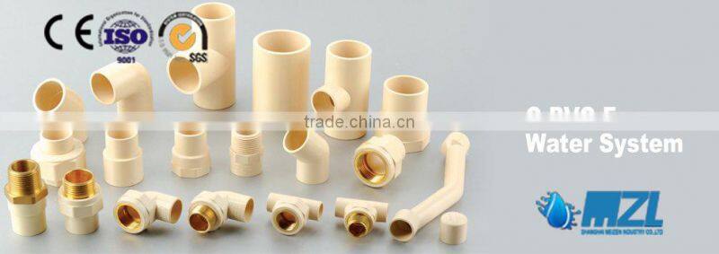 cpvc pvc pipe fitting with male adapter