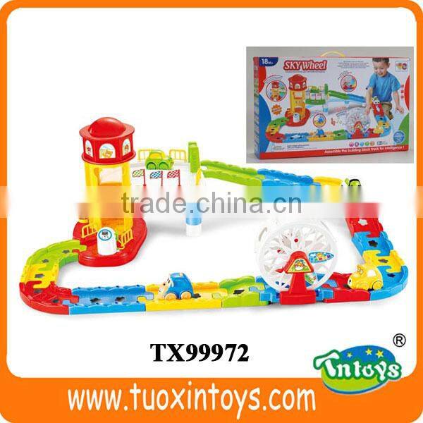 hot selling electric slot car play toys, cy promotion