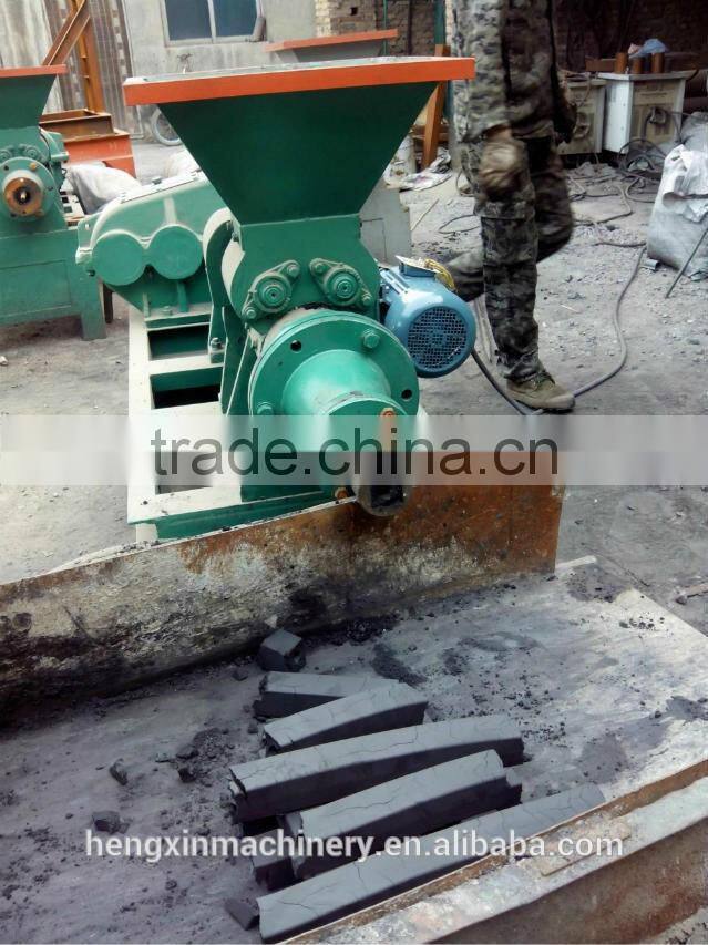 500kgs/h screw extruding charcoal stick making press